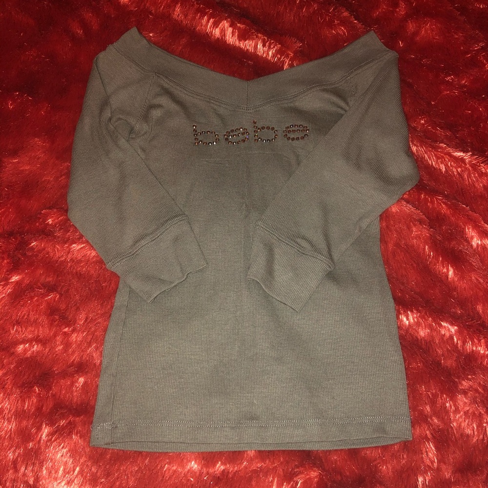 Bebe quarter sleeve top